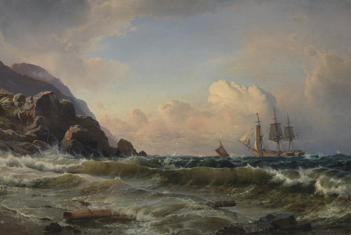 HistoriaJack's tweet photo. The Seacapes of Danish painter Carl Frederik Sørensen https://t.co/ADTbm7wYhj