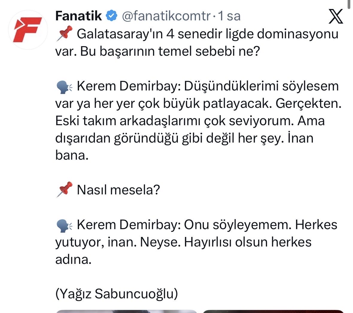avhalilibrahimc's tweet photo. Galatasaray’in eski futbolcusu Kerem Demirbay’ın yaptığı açıklamalarla ilgili tarafımca İstanbul Anadolu Cumhuriyet Başsavcılıgı’na ihbarda bulunulmuştur. Bu konu basitçe geçiştirilemeyecek kadar önemli ve ciddi bir konudur. Takipçisi olacağız! https://t.co/4Sej9eALG7