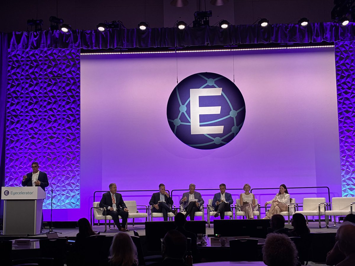 Healio_OSN's tweet photo. Some familiar faces in #EyeCare took to the stage for this year's winning pitch challenge.👀

#Eyecelerator continues in New Orleans! 

https://t.co/OBgNk9lk5b

@DrVanceThompson @GoHealio https://t.co/6r1niStNbH