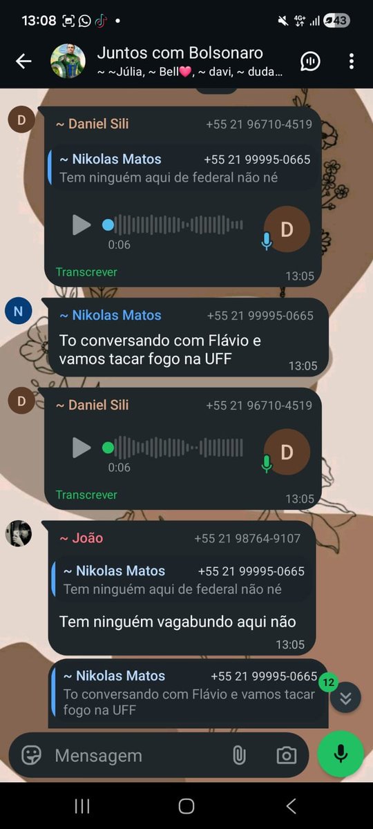 iitachiswife's tweet photo. ESTÃO AMEAÇANDO E PLANEJANDO UM ATENTADO PARECIDO COM O DA UFPE NA UFF EM NITERÓI TAMBÉM!!!!!!!

GENTE ISSO É MUITO MUITO SÉRIO PELO AMOR DE DEUS https://t.co/8qcUifn6oI