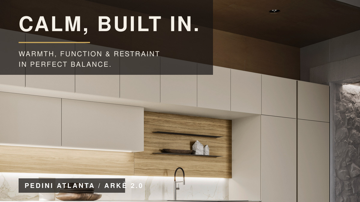 Pedini_Atlanta's tweet photo. Calm, built in.
ARKÈ 2.0 balances warm wood, quiet cabinetry, integrated light, and expressive stone for a kitchen that feels effortless.
Visit Pedini Atlanta at @adacatlanta, Suite 226.
#PediniAtlanta #adacatlanta https://t.co/25EaVHJheH
