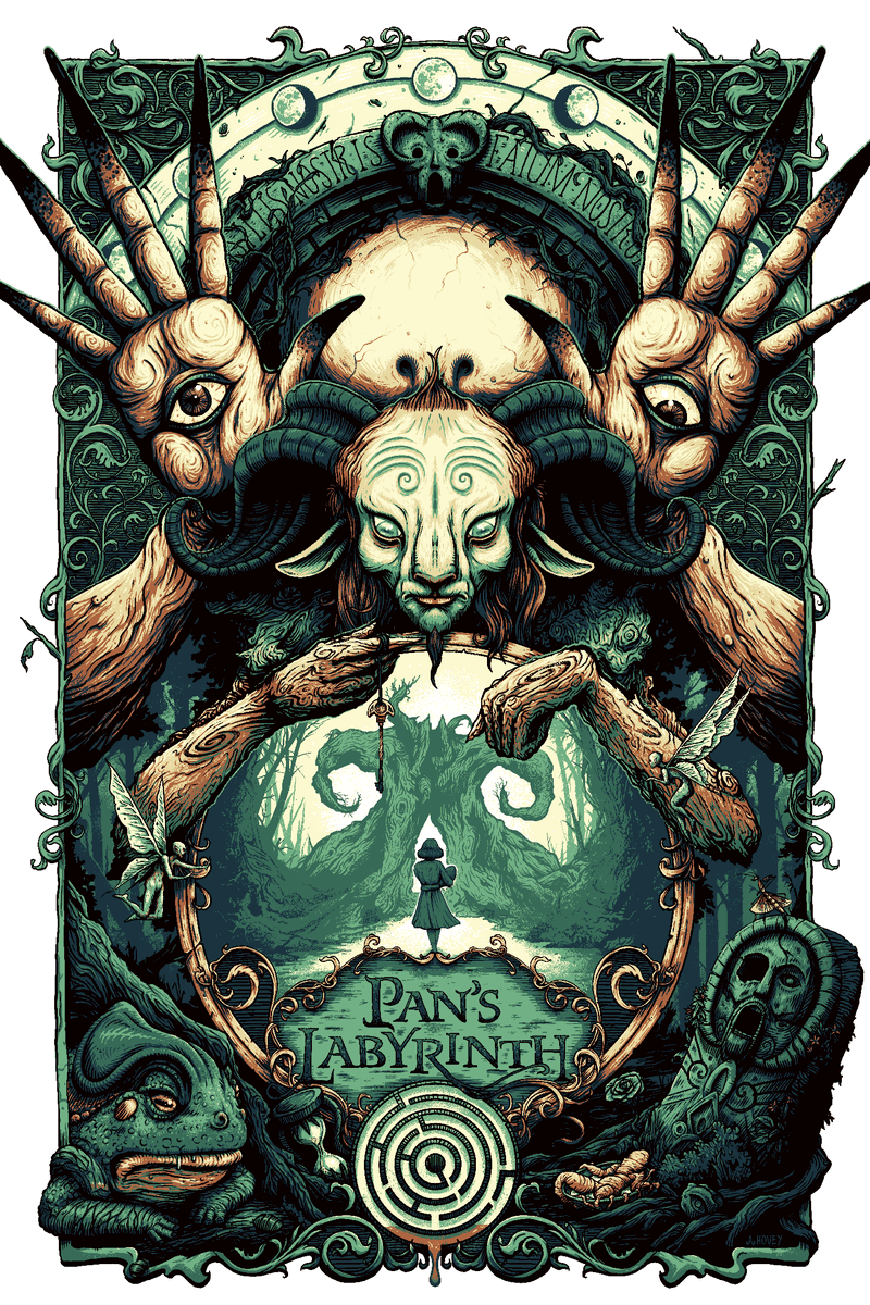 brokehorrorfan's tweet photo. Pan's Labyrinth screen prints by Alex Hovey for @BottleneckNYC.

3 variants on sale tomorrow at 12pm ET. https://t.co/tLPMKfkDlt