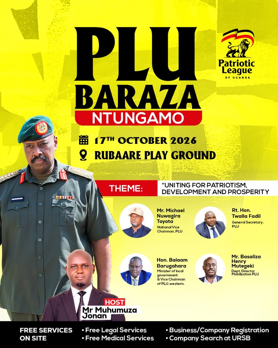 BalaamBarugahar's tweet photo. I will be in Rubare Ntungamo on Saturday 17th October 2026. MK endorsement rally . https://t.co/8lzAbBl4xO