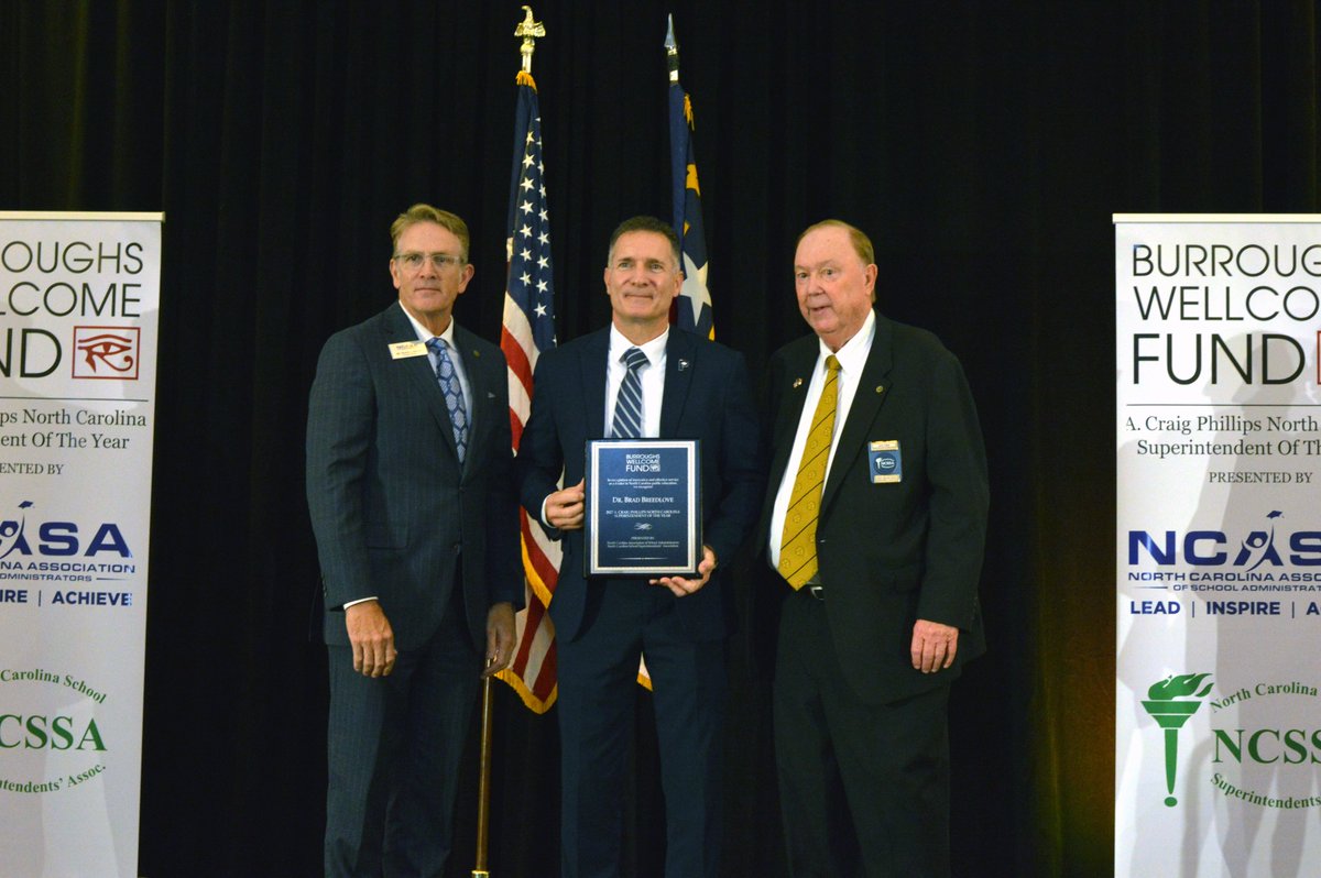 NCASAtweets's tweet photo. Congratulations to Dr. Brad Breedlove, Superintendent of Pender County Schools, on being named the 2027 A. Craig Phillips North Carolina Superintendent of the Year! #nced #LeadershipMatters @ncsupers @penderschools https://t.co/phYUhqjF7d