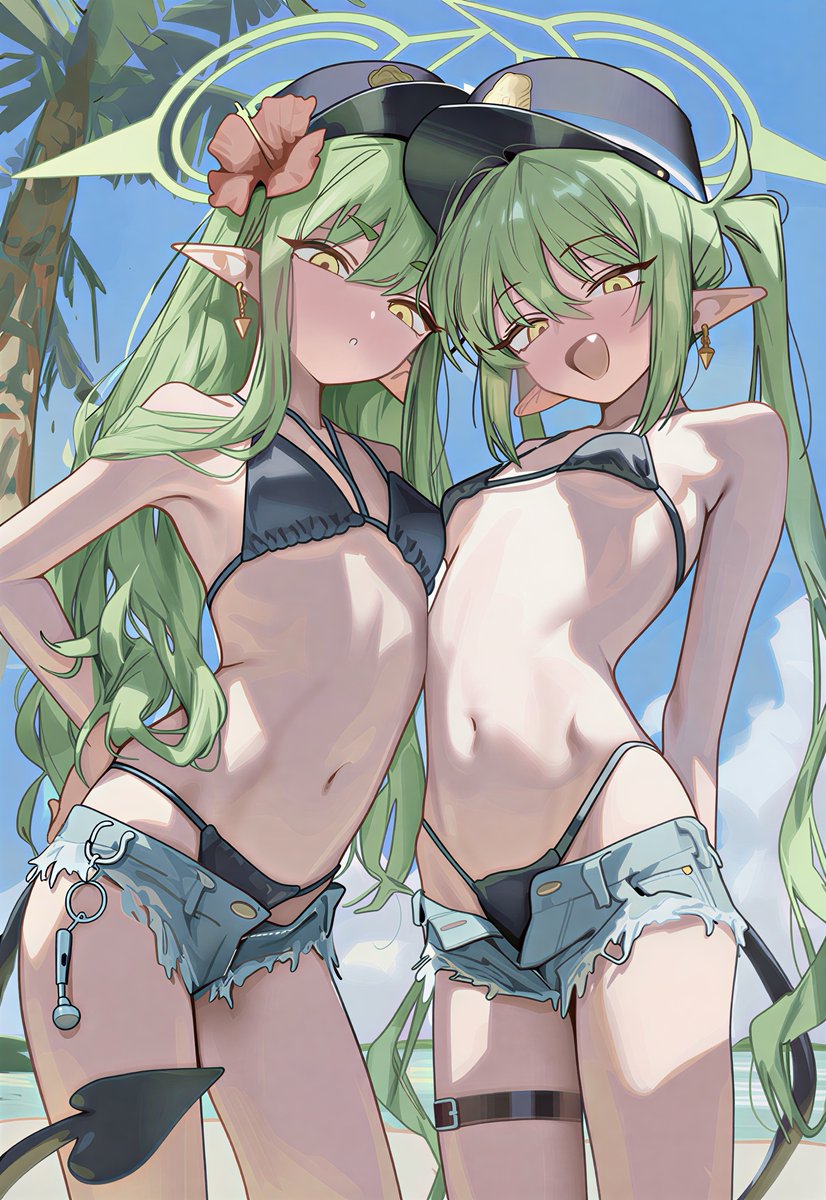 PurpleCat_Art's tweet photo. Nozomi &amp; Hikari  
SFW illustration  
#橘ノゾミ #橘ヒカリ #BlueArchive https://t.co/T0rSzXyrXp
