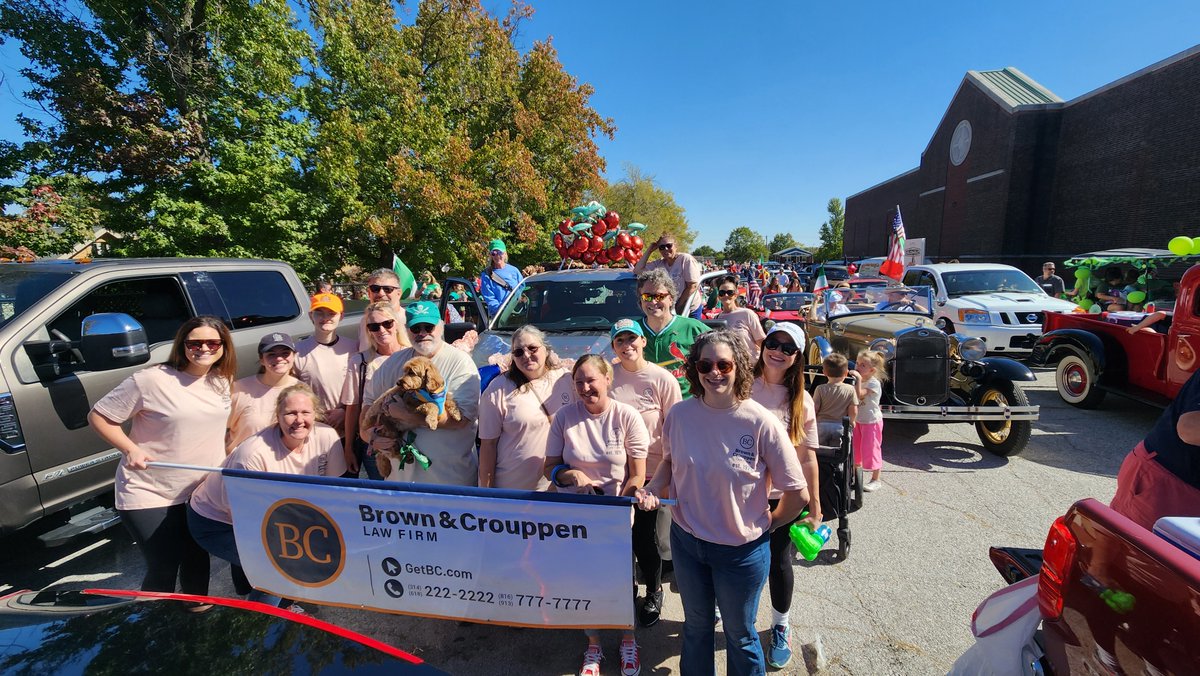 GetBC's tweet photo. The Hill, we’ll see you this weekend! 🇮🇹🎉

Brown &amp; Crouppen is excited to be part of Festa on The Hill again this year!

If you spot our team out celebrating, come say hello to your neighborhood law firm! ❤️💚🤍

#FestaOnTheHill #TheHillSTL #BrownAndCrouppen #STLouis https://t.co/GbyQea2LfJ