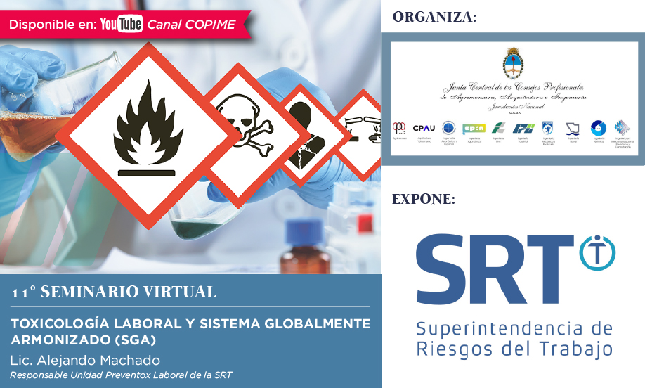 copimeorg's tweet photo. ☣️Compartimos con ustedes el Seminario virtual: Toxicología laboral y Sistema Globalmente Armonizado (SGA)

▶️Acceder a YouTube ingresando a https://t.co/C4s5LXnxnx https://t.co/SL6gWExn7u