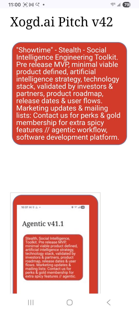 xogdAI's tweet photo. Cc #foundermode #moviemode #founding #ai #engineer // #founder #marketing #venturecapital #vc #agentic #llm #social #engineering #software #development #intelligence #platform https://t.co/w9iTHC3rob
