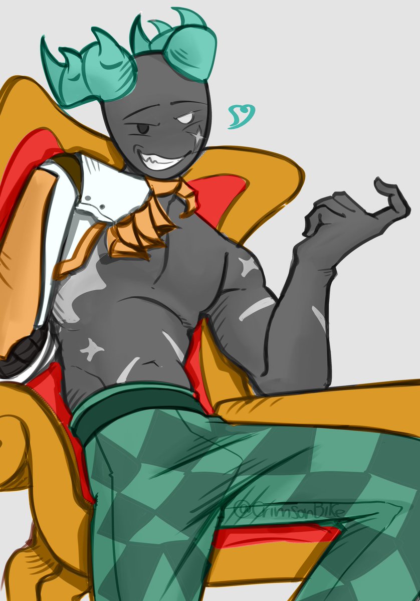 CrimsonBike's tweet photo. Got a bit busy to draw Zuka. Y’all can have this for dessert https://t.co/uskS8difr2