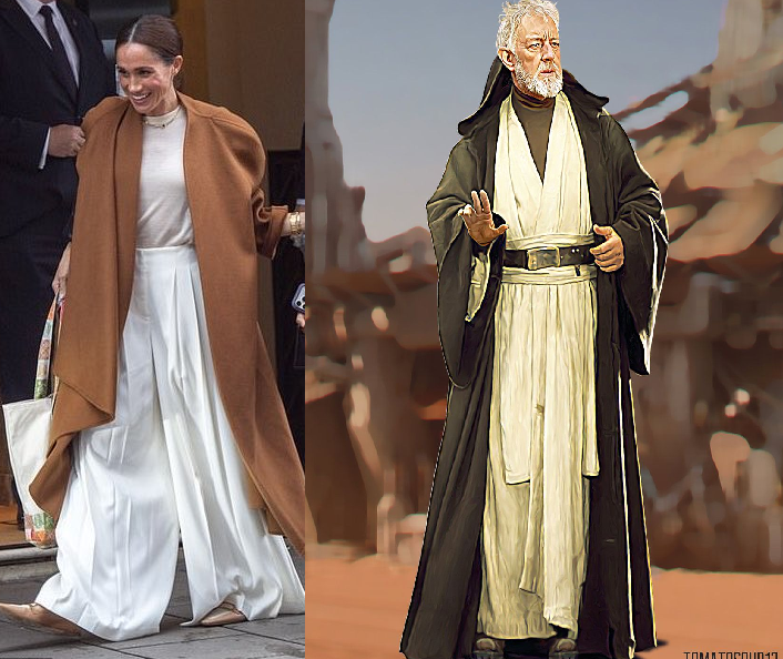 WeeBee333's tweet photo. Ummmm.....Welp.....Yah...

I am a Seamstress, I sew my own clothing &amp; stuff
Im no fashion expert or anything...

BUT...I am pretty sure Obe One Kenobi did it better?

I mean...THIS cannot be real...right?

She has got to be fuckin with us?  

Right? https://t.co/bVcUinhk9H