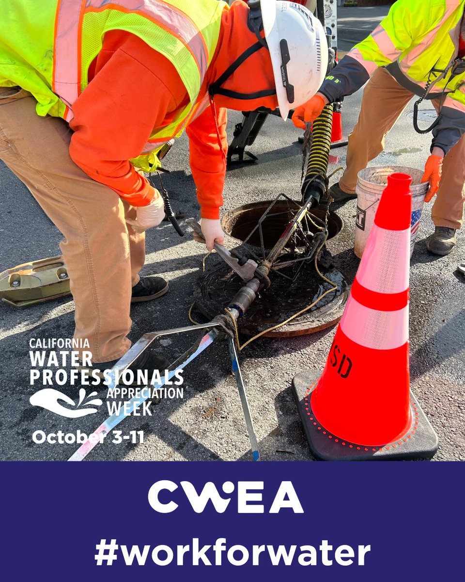 cwea's tweet photo. Photos submitted by Rafael Zarco, CSM3, Operations Supervisor of Line Maintenance, Ross Valley Sanitary District

#CAWaterWeek #EssentialWorkers #WeAreCAWater #ThankWaterPros #WorkForWater https://t.co/967Ljsi7sI
