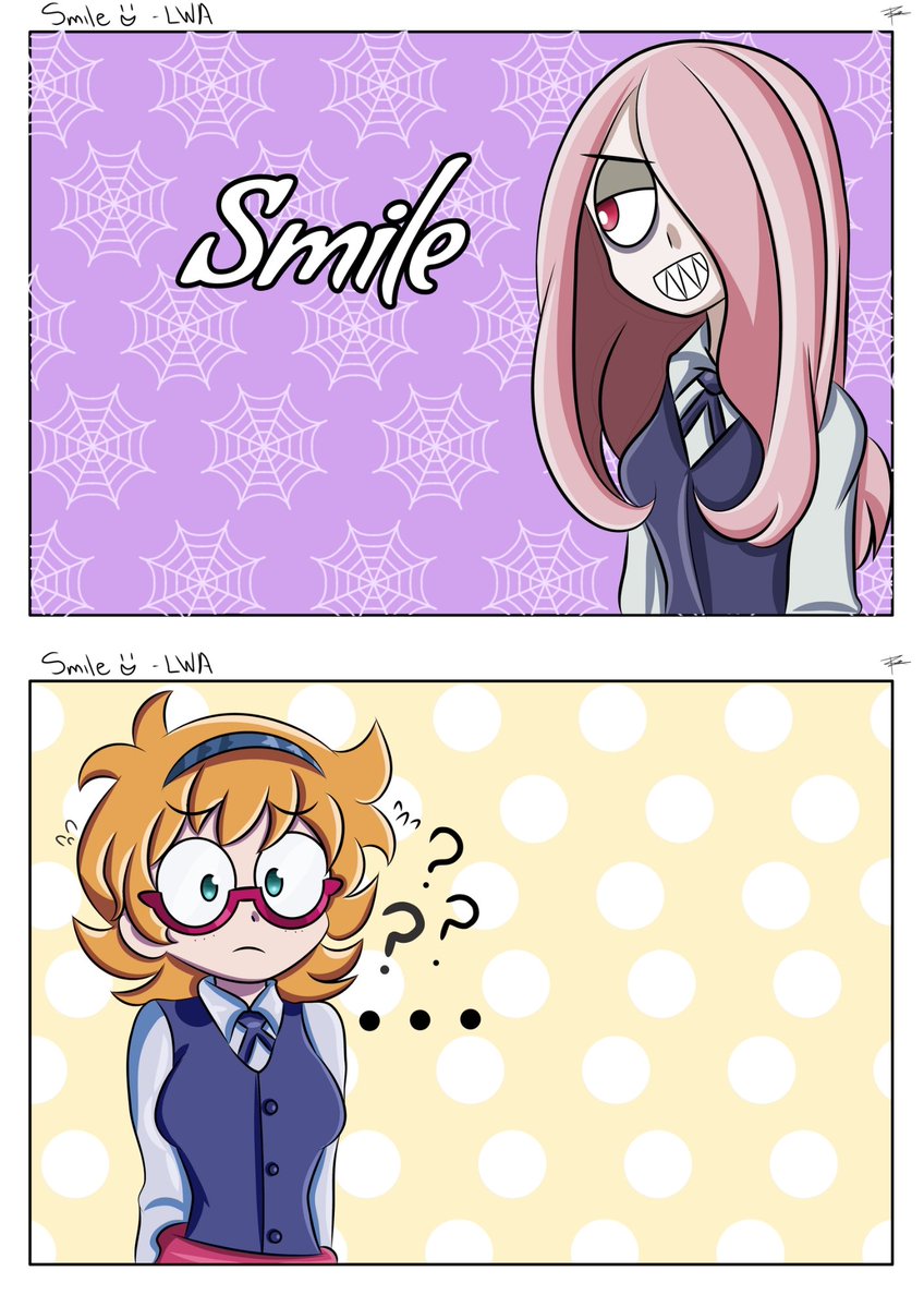RebelVerse0A's tweet photo. Smile 😁💕😝
#LWA_jp #LittleWitchAcademia #Akko #Lotte #fanarts #fanart #art #AtsukoKagari #SucyManbabaran #DianaCavendish https://t.co/PJ66S5VFut