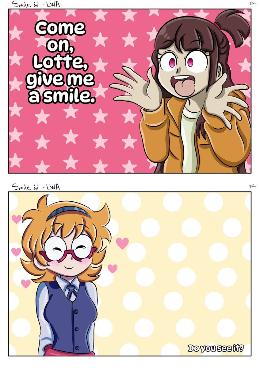 RebelVerse0A's tweet photo. Smile 😁💕😝
#LWA_jp #LittleWitchAcademia #Akko #Lotte #fanarts #fanart #art #AtsukoKagari #SucyManbabaran #DianaCavendish https://t.co/PJ66S5VFut