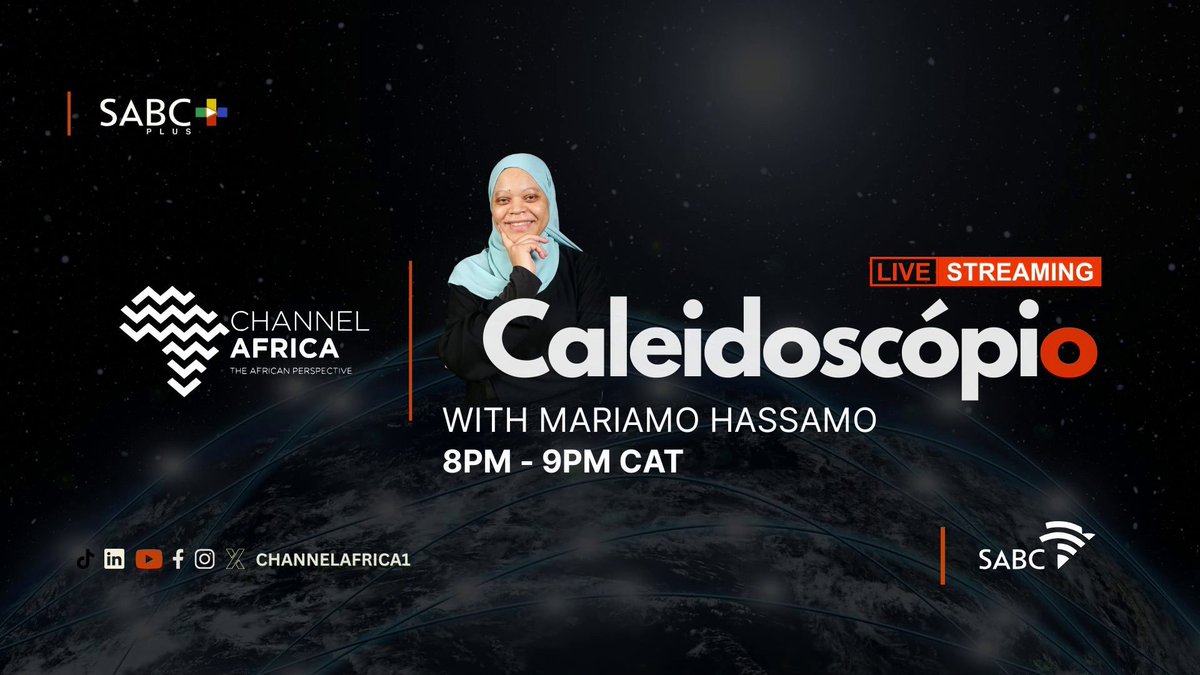 channelafrica1's tweet photo. Bem-vindo ao #Caleidoscopio com Mariamo Hassamo.  Junte-se a nós das 20h00 às 21h00 (CAT) para acompanhar as últimas notícias e os acontecimentos mais importantes de todo o continente africano.       

📺 Watch LIVE: https://t.co/dkCO41qZQX 

#ChannelAfrica | @PCaleidoscopio https://t.co/FlUsRqfeqR