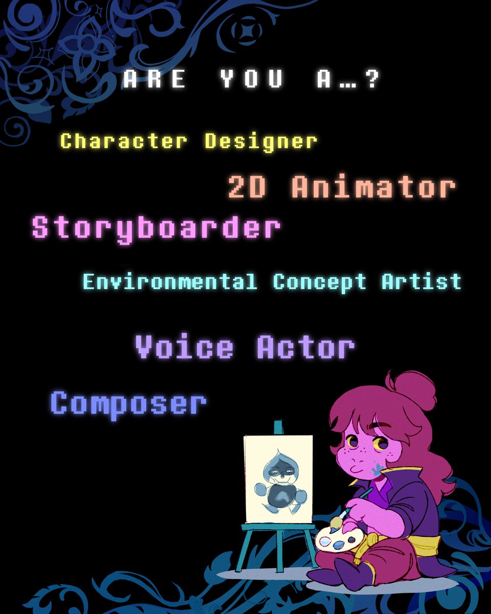 studioplovers's tweet photo. We’re an indie animation studio making a DELTARUNE AU Animated Series, and we’re looking for ARTISTS, ANIMATORS, MUSICIAN and VOICE ACTORS! https://t.co/R2pZ5VD8Vy