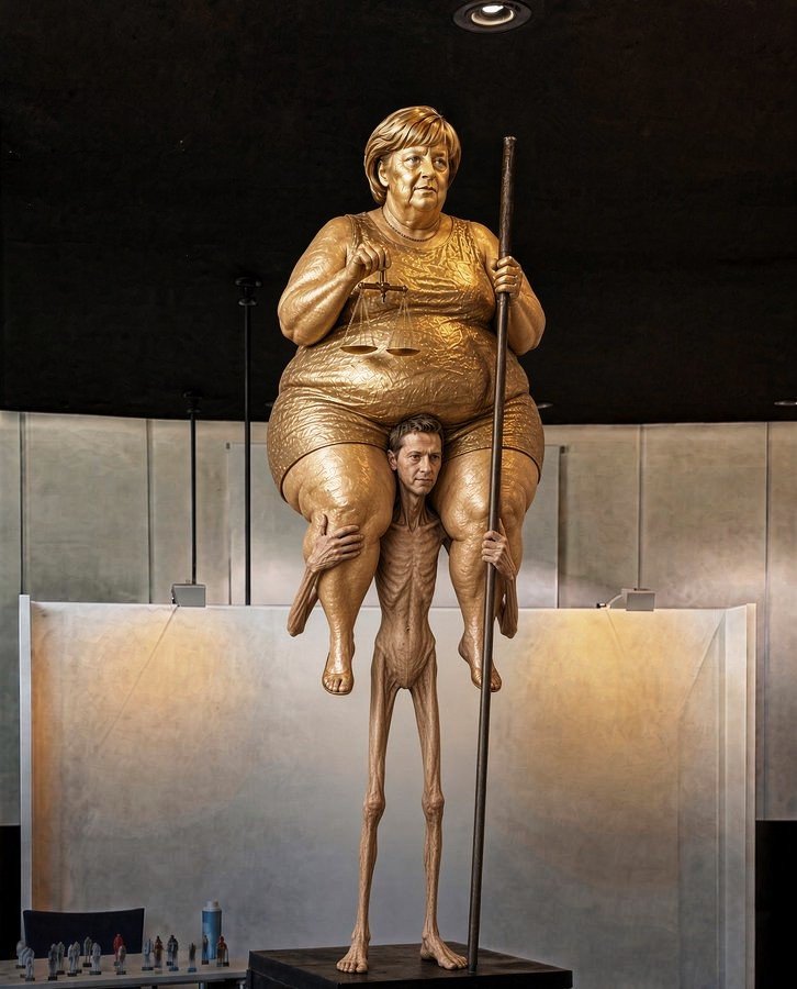 magicvice12's tweet photo. "Wir schaffen das!"
#EU #Bruessel #Kunst
#merkel #WirSchaffenDas https://t.co/4yxxRFNEhm