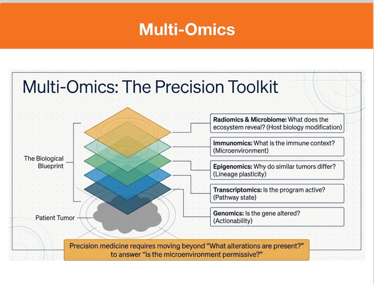 OncLive's tweet photo. 🧬🤖 @Jani_Chinmay led a session on Multi-Omics and AI in Clinical Trial Design at the Clinical Trial Workshop!
The discussion explored integrating genomics, transcriptomics, proteomics, and other omics platforms into precision trial designs, along with the growing role of AI in patient matching, drug development, and clinical research workflows.
#ClinicalTrials #PrecisionOncology #AI
@SylvesterCancer @GlopesMd @Latinamd @HemOncMiami