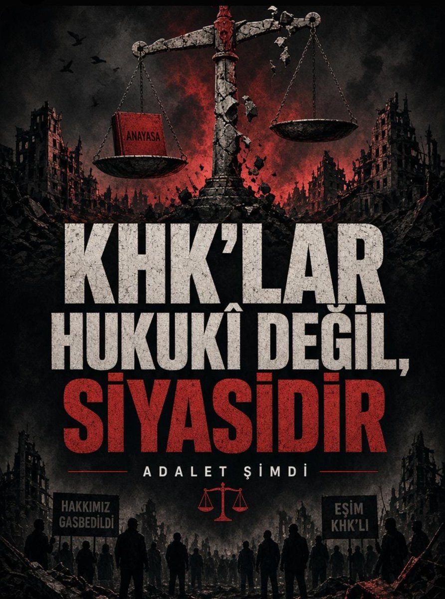 mkorkmaz62's tweet photo. KHK meselesi toplumun farklı kesimlerini ilgilendiren büyük bir adalet sorunudur.Çözüm de ayrıştırmadan,hak temelli ve kapsamlı olmalıdır.

#KHKİçinSiyasiKarar https://t.co/N0Dkza0i87