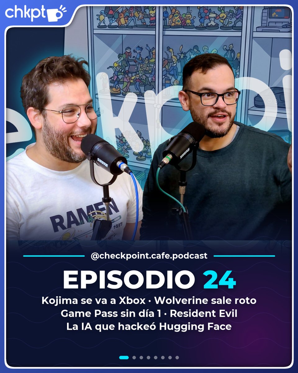 checkpointcafe_'s tweet photo. Kojima se va a Xbox, Wolverine sale roto, Game Pass podría perder el día 1 y unos agentes de IA hackearon Hugging Face.

El EP24 de Checkpoint Café, resumido en un hilo 🧵 https://t.co/d41mkO12oL