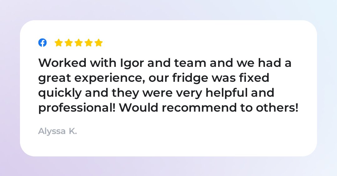 MaydoneRepair's tweet photo. Great review from Alyssa K. https://t.co/j74HG0ABfj