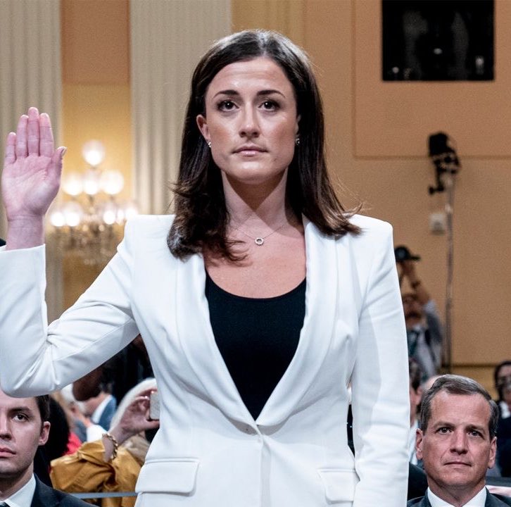 bennyjohnson's tweet photo. The DOJ is reportedly seeking a federal criminal indictment against former Trump White House aide Cassidy Hutchinson over allegations she lied to Congress during her January 6th testimony, according to Punchbowl News.

Never forget that she accused President Trump of grabbing the steering wheel and attacking Secret Service in the Beast.

No one believes this and she is a proven liar.

Prosecute her.