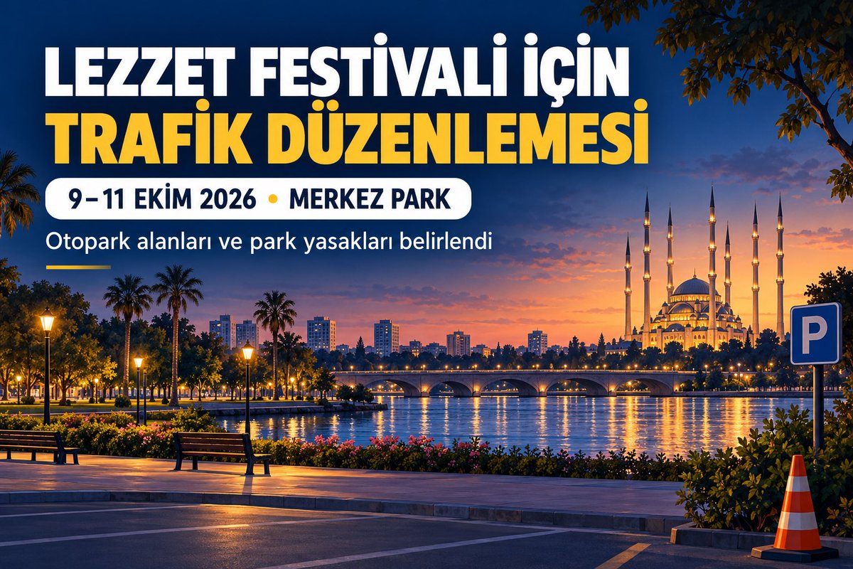 AdanaTubee's tweet photo. 🚗 Adana Lezzet Festivali öncesinde Merkez Park çevresinde trafik ve otopark düzenlemesi yapıldı. 🗓️ 9–11 Ekim’de araçlar belirlenen otoparklara yönlendirilecek. Fuzuli Caddesi’nin bazı bölümleri ve Merkez Camii çevresinde park yasağı uygulanacak. https://t.co/iGUY07Lqnp