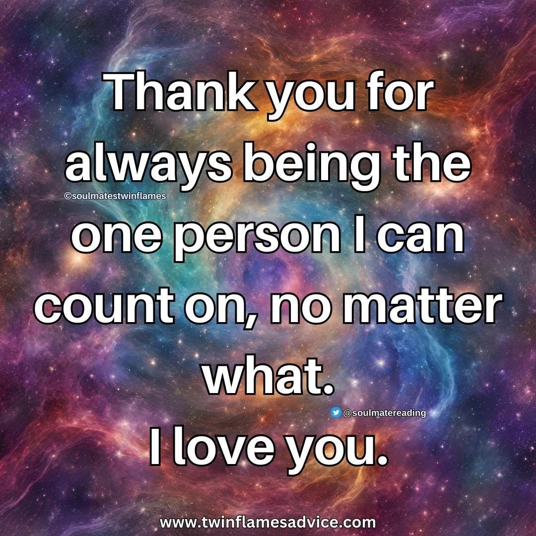 soulmatereading's tweet photo. Thank you for always being the one person I can count on, no matter what. I love you. #LOVESTORY #mylove #lovestatus #love #ourlove #lovequotesdaily #everlastinglove #togetherforever https://t.co/OK4qmB6WYe