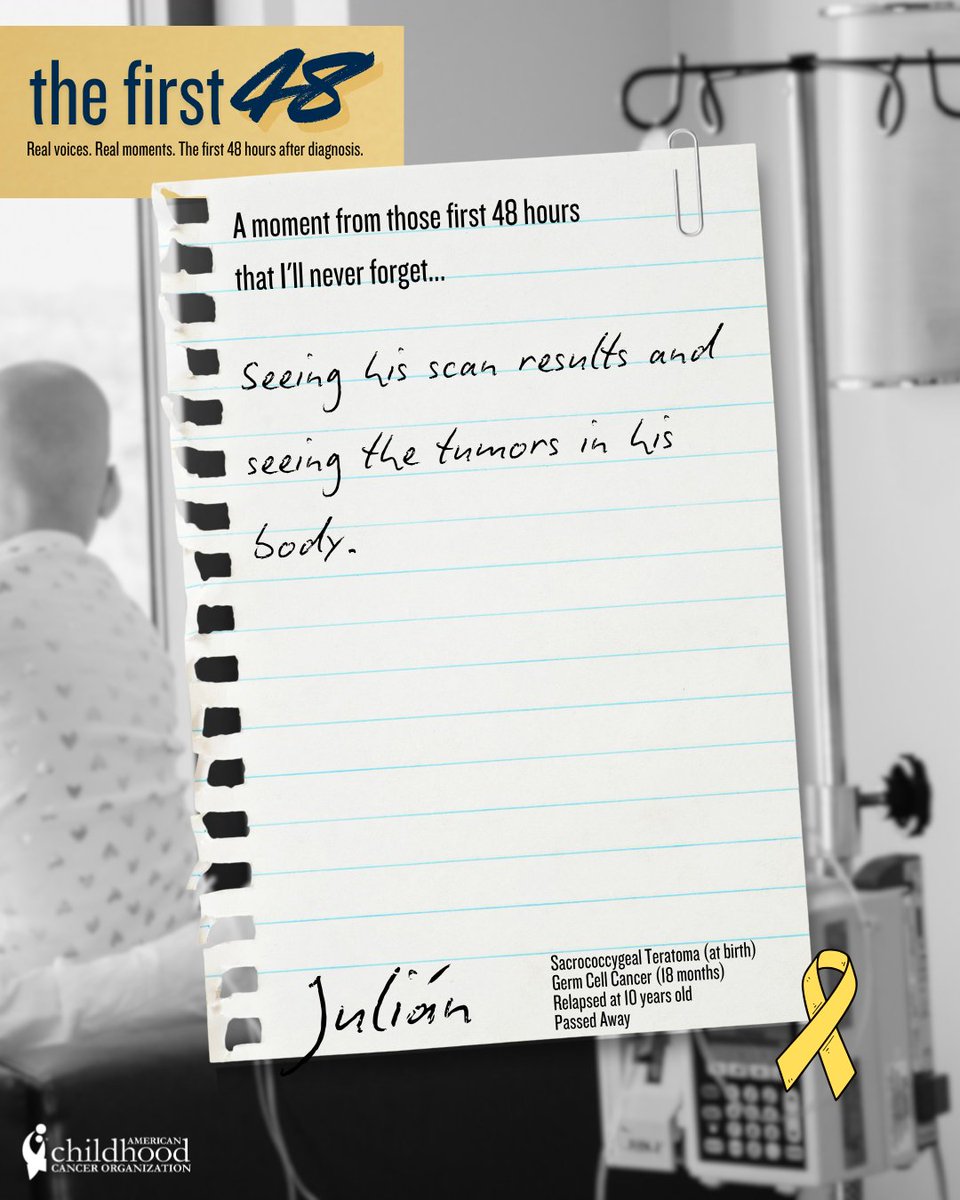 accorg's tweet photo. If I could go back, I'd tell myself, "nothing was your fault. You couldn't have prevented this." The first 48 hours after a diagnosis can be a blur. You’re not alone. 💛
Read Julián's story and share yours: https://t.co/CRfXtjBvRM https://t.co/5dzVzufBlN
