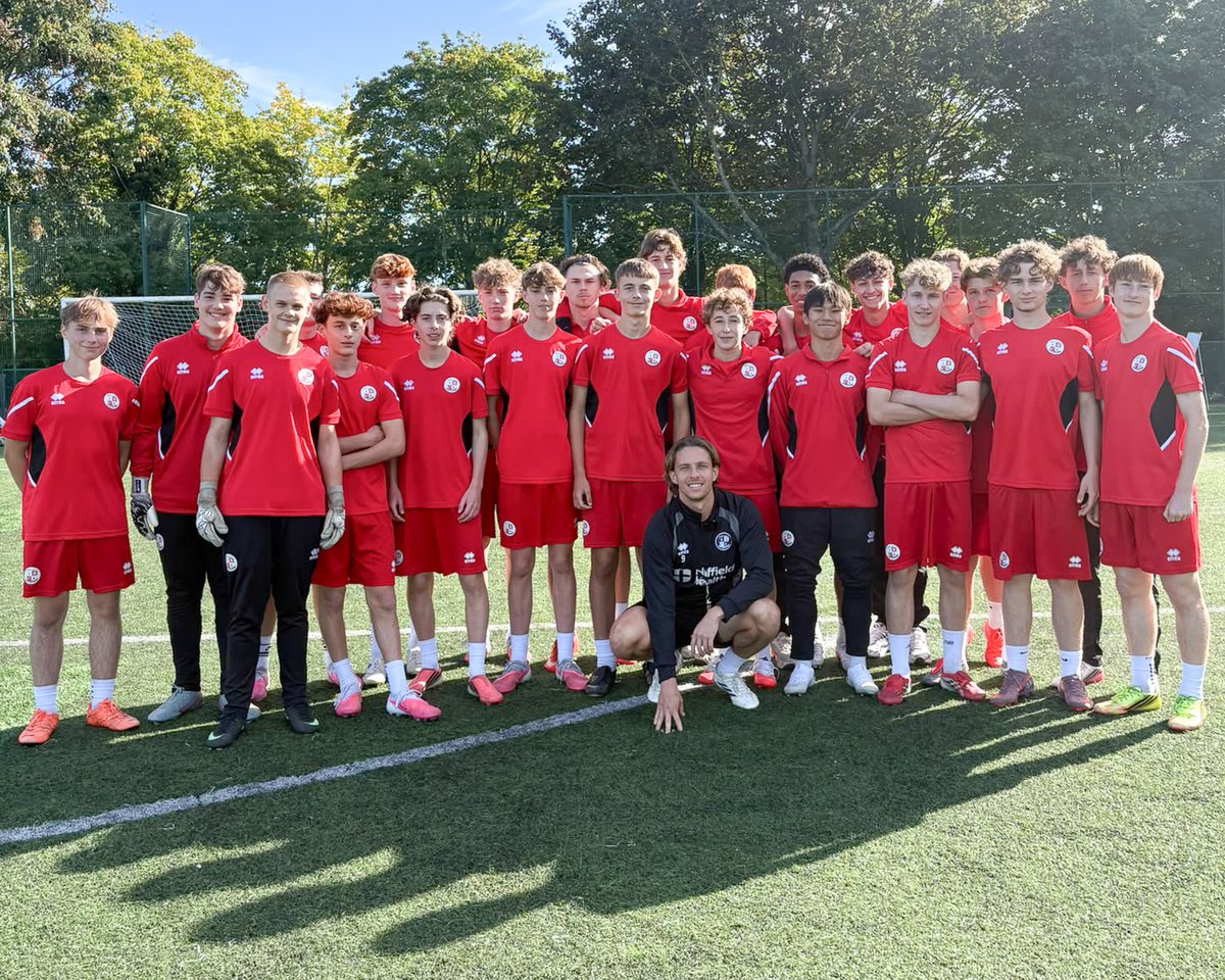 CrawleyTownCF's tweet photo. A big thank you to @crawleytown's @DaniloOrsi  who stepped into the coaching role today to lead our Football Education team training session.

Orsi is currently working towards his coaching badges, and we were fortunate to be a beneficiary as he put that learning into practice.

Just as valuable, Orsi was on hand to talk about his own career, sharing experiences and insight from life as a professional footballer.

It’s not every day students get to learn from someone who has been there and done it.

Thanks, Orsi, for giving your time and energy! 🔴