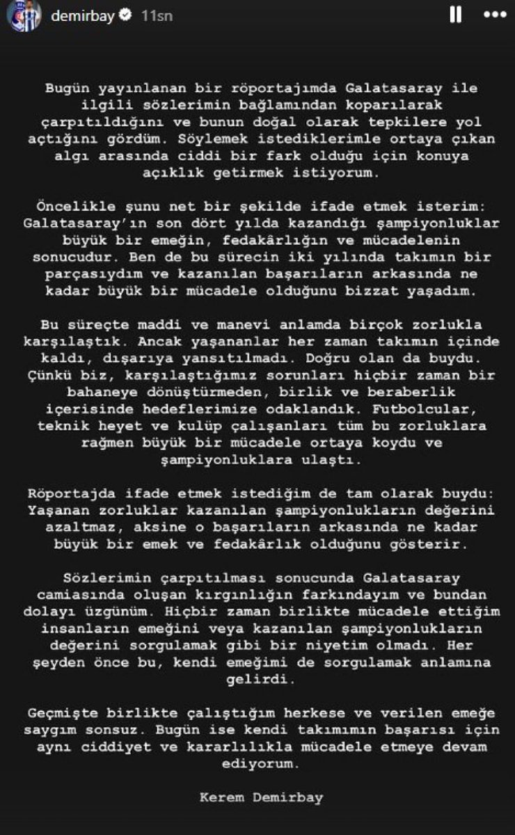 biyogala's tweet photo. Kerem Demirbay, suyun karşı tarafının terör uzmanı taktiklerini kullanarak sözlerini çarpıtmaları yüzünden açıklama yayınladı. https://t.co/4K3PwsokrC