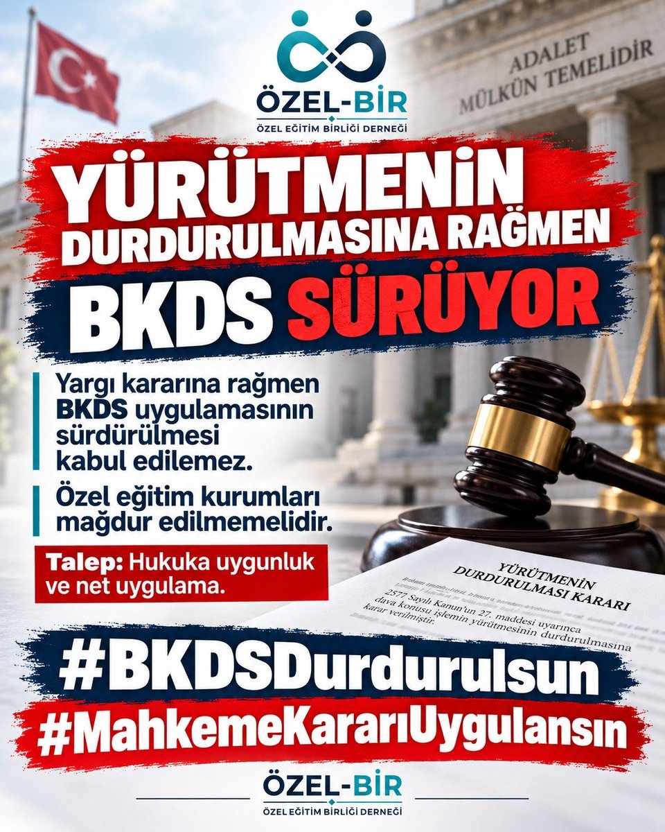 Sedat6633's tweet photo. @tcmeb @adalet_bakanlik @abakingurlek @RTErdogan @tcbestepe @Yusuf__Tekin 

#BKDSDurdurulsun #MahkemeKararıUygulansın https://t.co/gZgdjl59vY