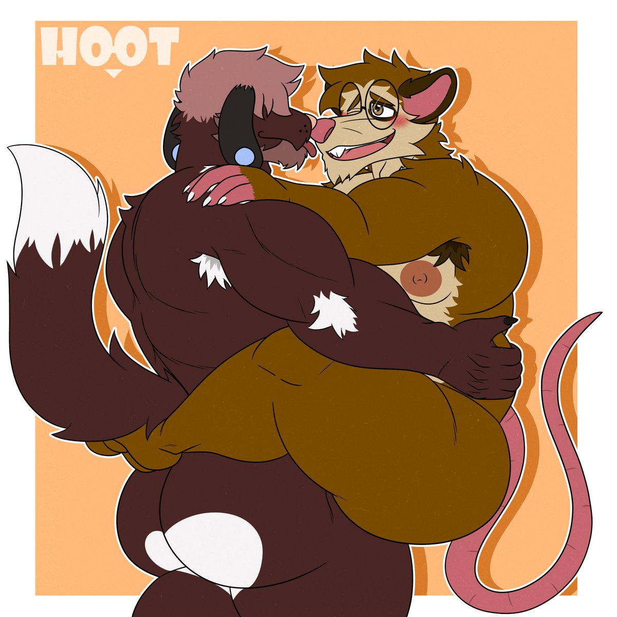 DG_254's tweet photo. Commission for @LuxDoggy. Getting rather naughty with my friend Lux while been in my rat form~ https://t.co/3slYrXAfPh