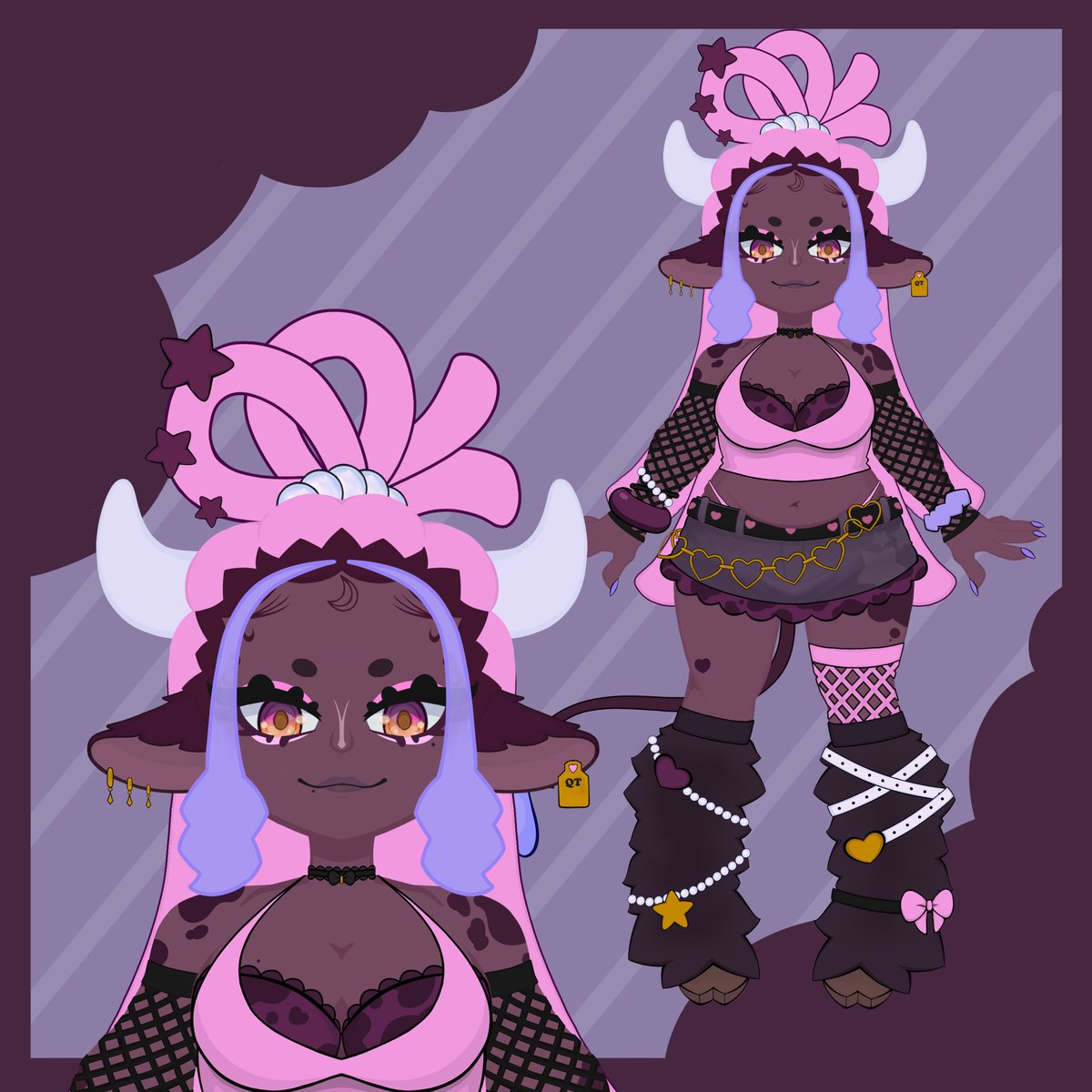 Bovine_Babe's tweet photo. Hi Hi! 🐄🌺
Im Jade your new resident Cow-Gal! I love drawing OCs, Models and so much more. Nice to meet ya!
#gyaruart #Vtuberdesign https://t.co/CvaDHFwrgq