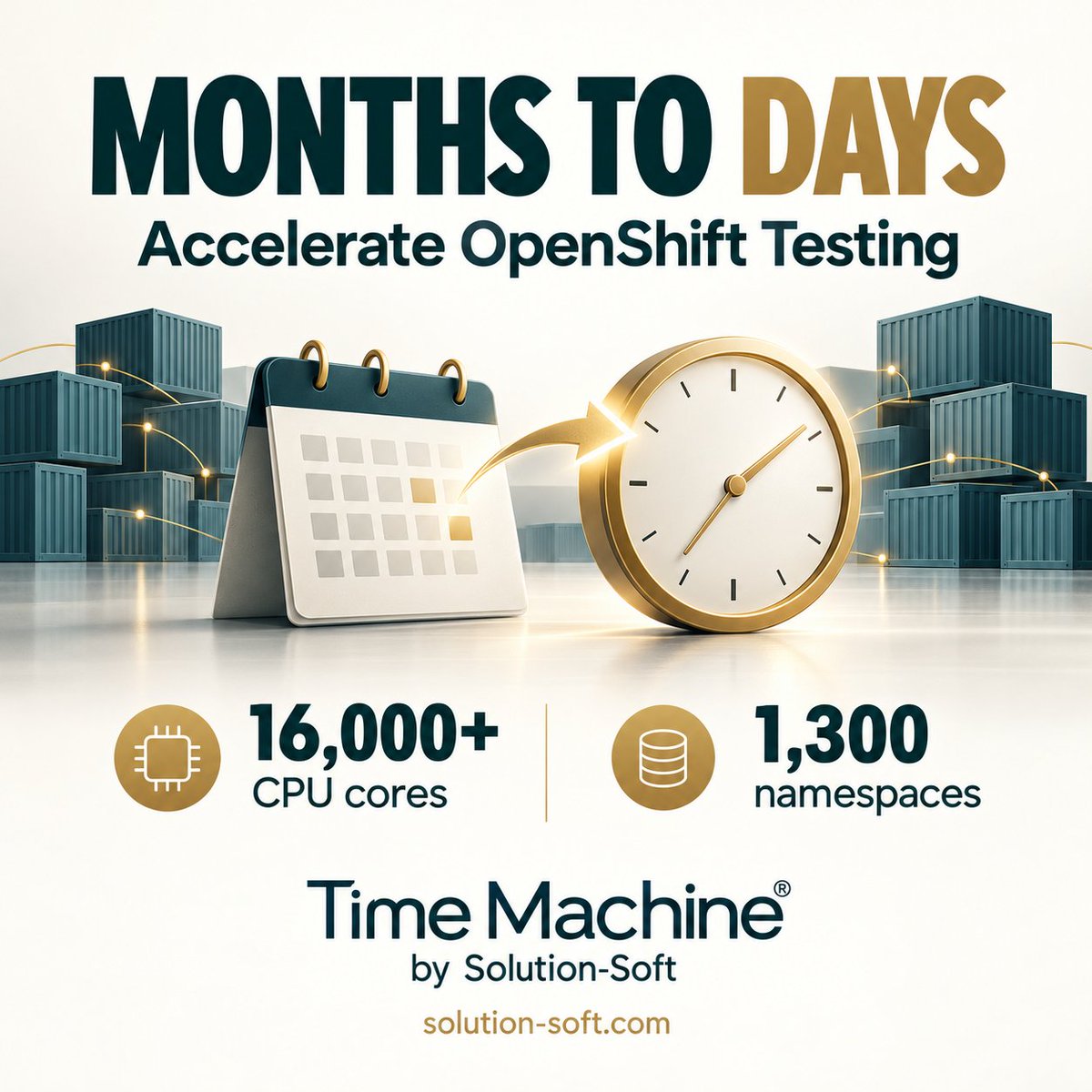 SolutionSoftTM's tweet photo. Months of OpenShift testing reduced to days. See how a major financial services technology organization accelerated time-critical testing with Time Machine®.
https://t.co/JMLG4YlYhq
#OpenShift #TestAutomation https://t.co/NoXSuRSABO