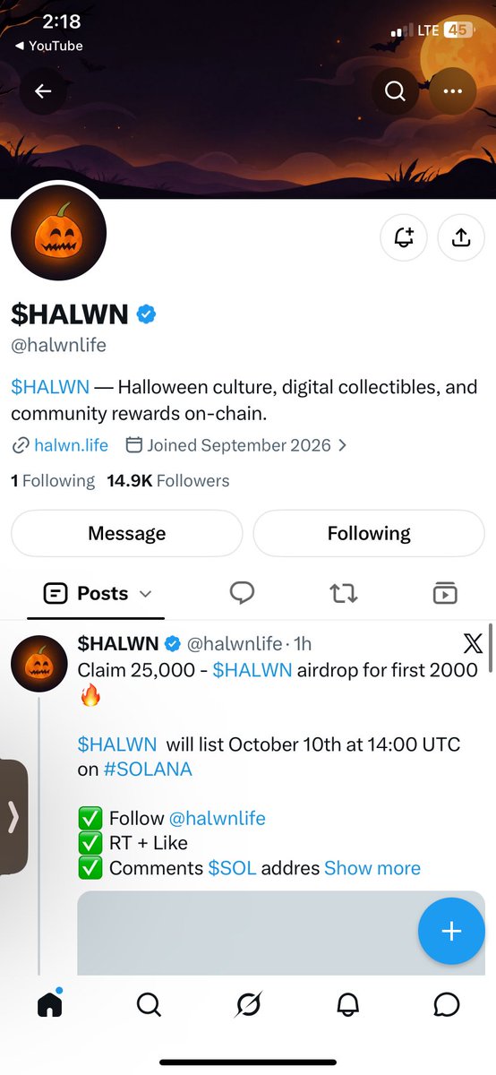 sadPOORdegen's tweet photo. @halwnlife HTsUXfwsYcXHPBu45fDjaNemecAWi4K8ntQj2LG6twRH https://t.co/XuLgcF8zAO