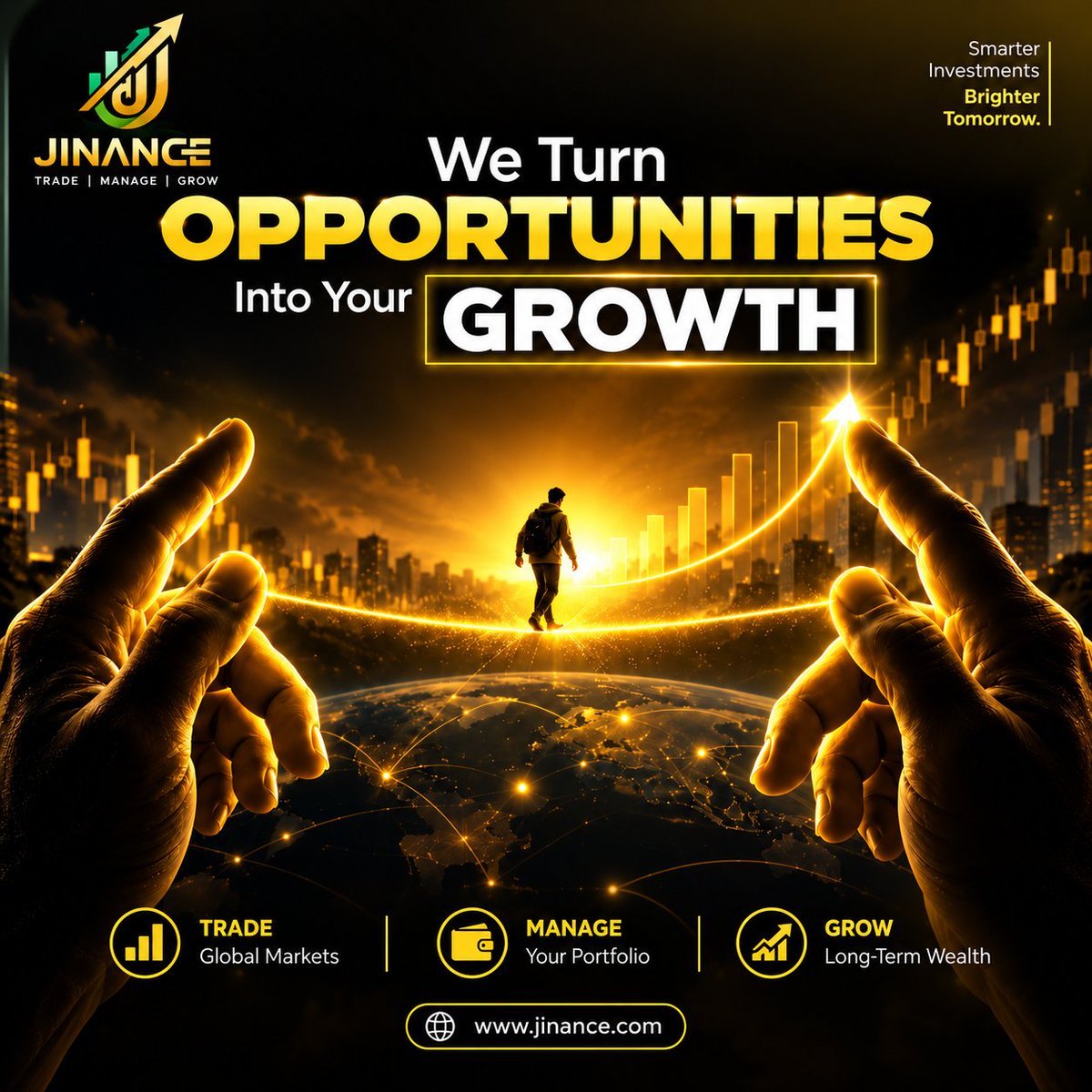 JinanceOfficial's tweet photo. Turn opportunities into growth. 📈✨
Your next move starts with a smarter approach.
Jinance — Trade. Manage. Grow.
#Jinance #FinancialGrowth #Trading #TradeManageGrow https://t.co/998JxVFLX8