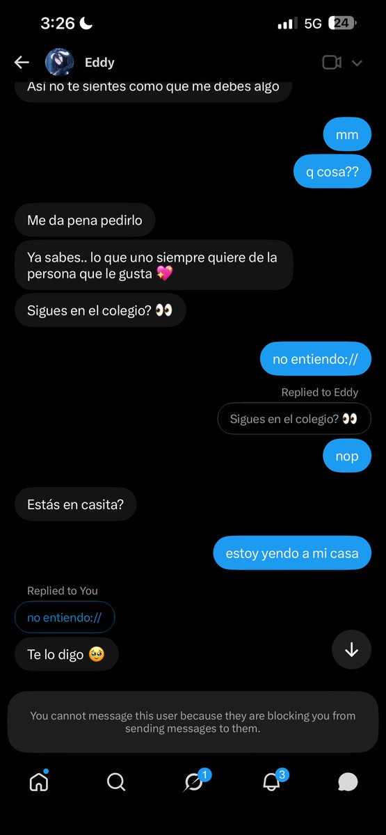 angel0fdqrkn3ss's tweet photo. ESTE TIPO ES UN PEDOFILO, GROOMER, DE TODO, COMENZÓ HABLANDOME Y DICIENDO COSAS ASI, SABIENDO Q SOY MENOR DE EDAD, ME PEDIA FOTOS DE MI CUERPO, ETC. https://t.co/naT29sdi6a
