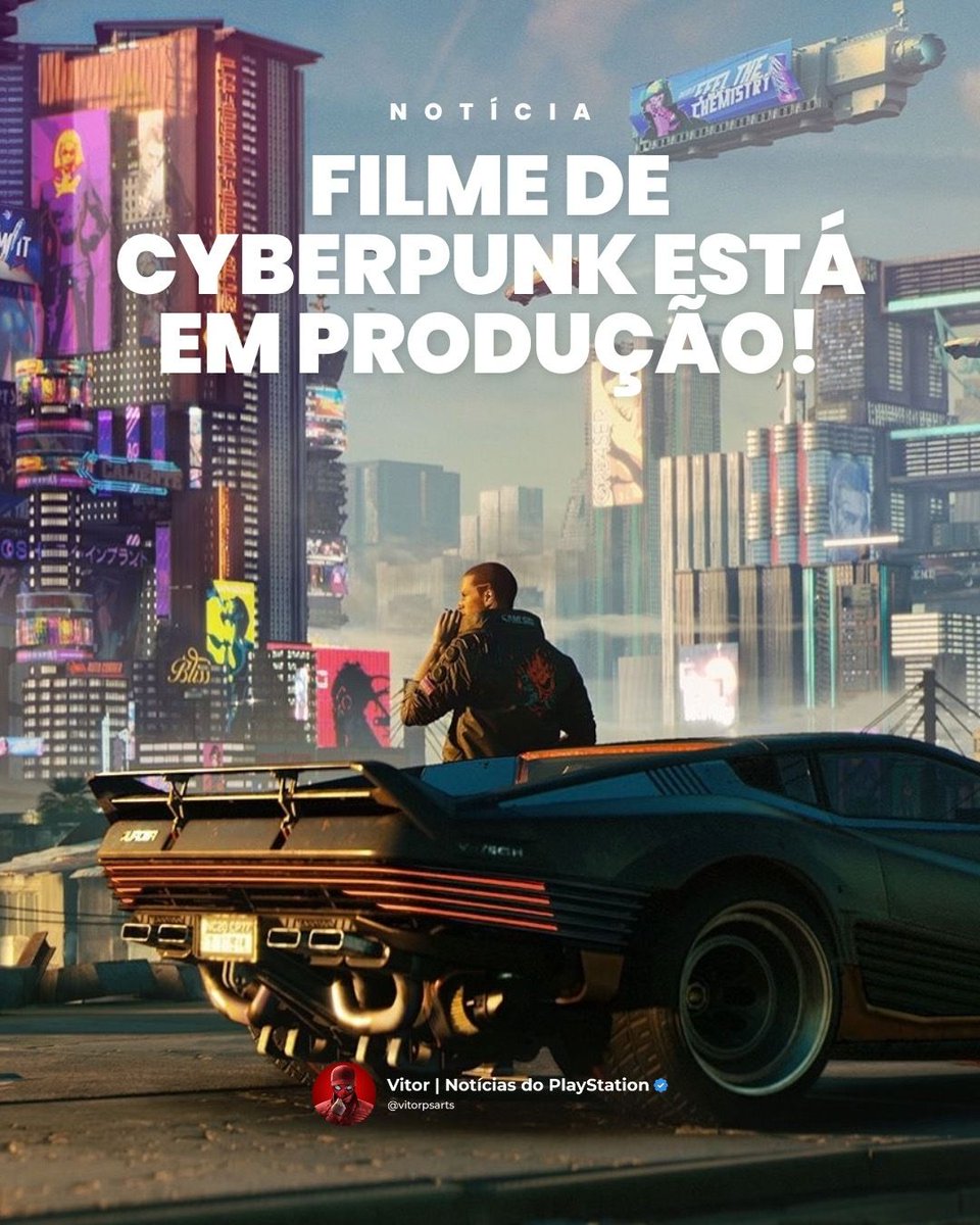vitorpsarts's tweet photo. 🚨OFICIAL: Um filme de CYBERPUNK 2077 em live action está sendo produzido na Paramount Pictures.

Lorenzo di Bonaventura (Transformers) será um dos produtores.

(via Variety) https://t.co/4zDIBpJoi3