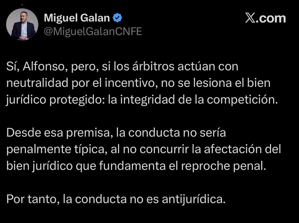 Fanaticos_RMCF's tweet photo. Que auténticas barrabasadas suelta este personaje. https://t.co/zxARbYPhxa
