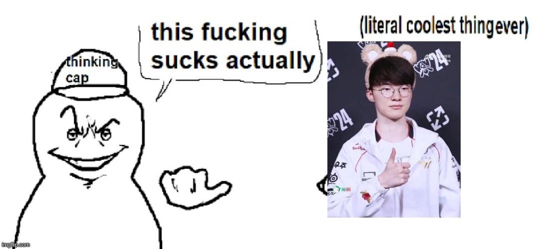 YujinnieHa's tweet photo. Leaguetwt when the Esports anthem song is about Faker, the literal face of Esports. https://t.co/hkMCq6ZnMu