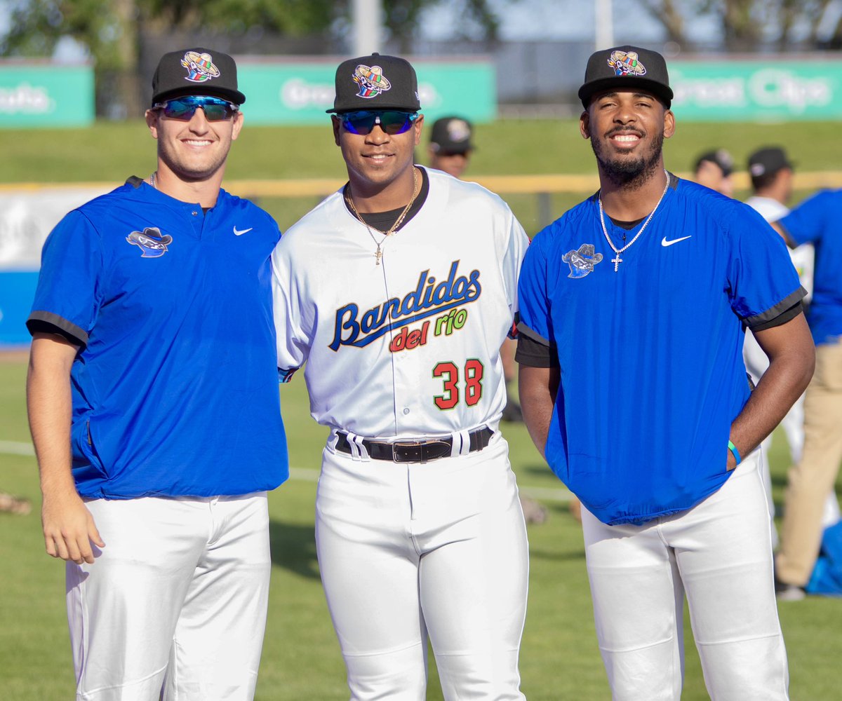 QCRiverBandits's tweet photo. For this week’s #ThrowbackThursday, we’re jumping back to April 13, 2022 when we first suited up as los Bandidos Del Río!

#RoadToRoyalty🦝 | #SomosMiLB https://t.co/SH50p6tdij