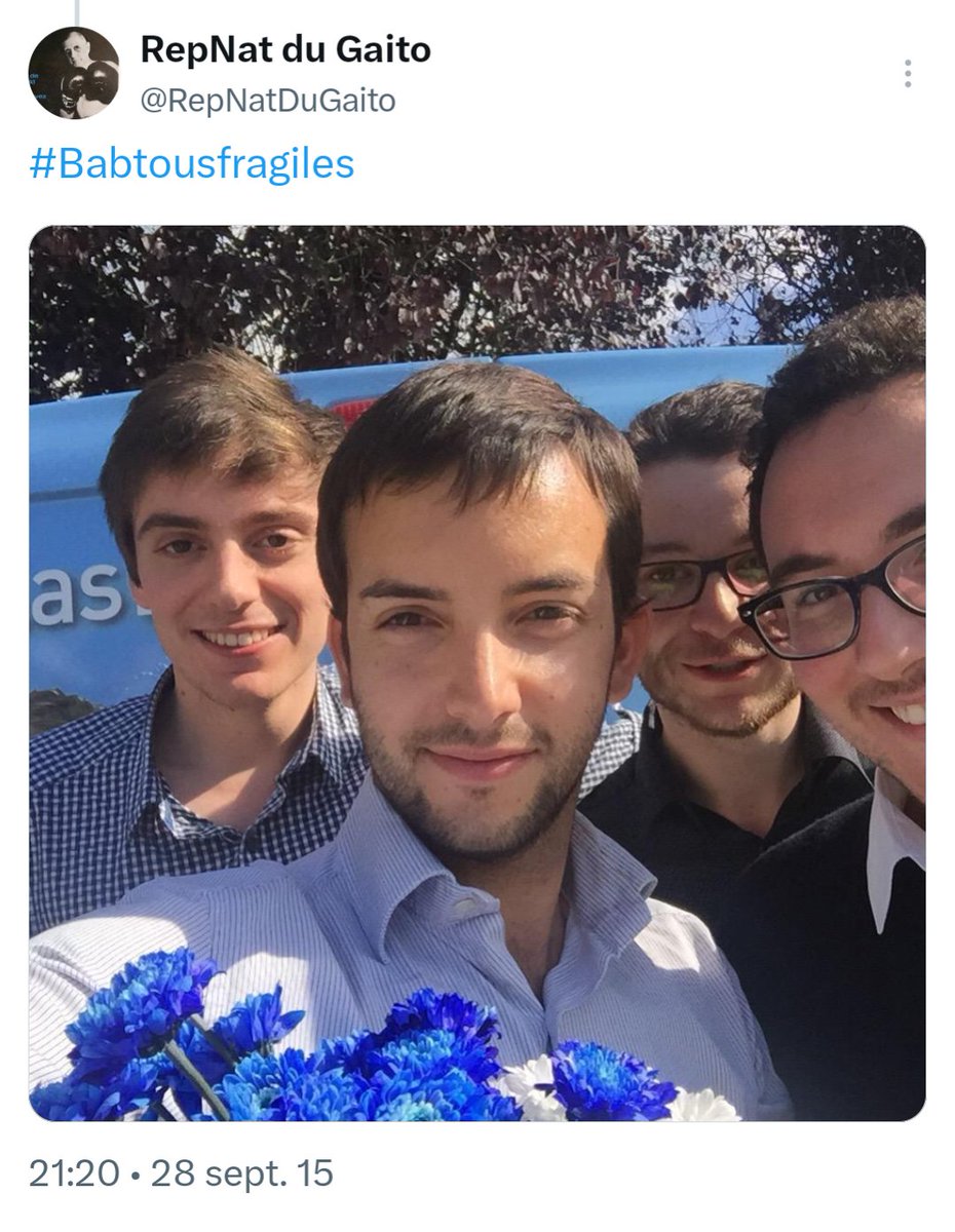 sychazot's tweet photo. Ce tweet du compte caché de @J_Bardella visant @JphTanguy et @AlexandreLoubet a bien vieilli https://t.co/9fiAN1Sltm