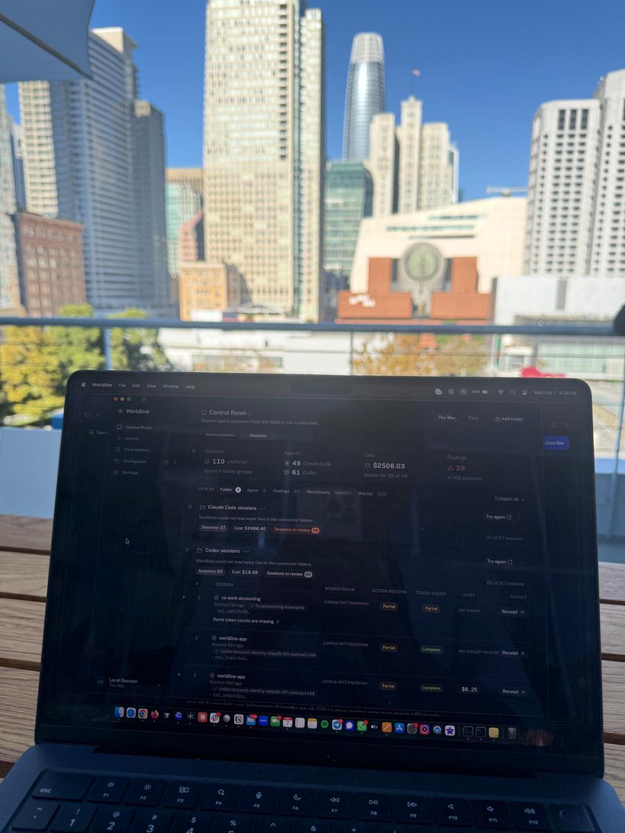 getworldline's tweet photo. Worldline in the wild. SF Tech Week.

We’re meeting the people putting AI agents to work every day and learning where context, evidence and decisions get lost between runs.

If your team works across multiple agents and sessions, come find us.

https://t.co/SHK2xddDuA https://t.co/Ldpodo9tYu