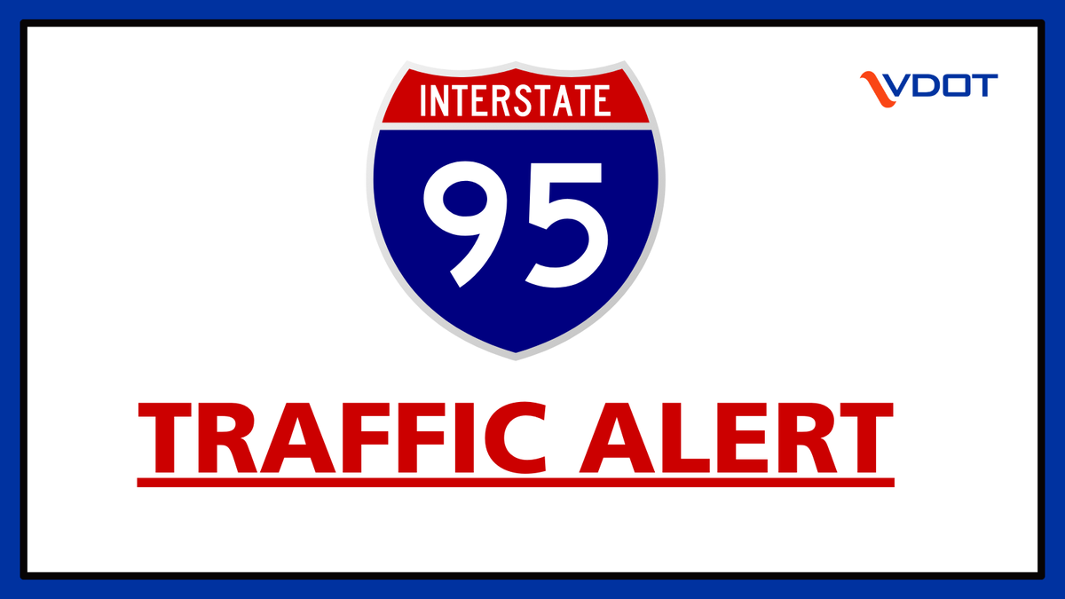 VaDOTFRED's tweet photo. I-95 NORTHBOUND &amp; SOUTHBOUND: Tonight expect delays overnight between 10 p.m. and 5 a.m. as crews complete pothole patching in Stafford, Spotsylvania, and Caroline counties, between mile markers 101-148. Single or double lane closures may be needed for short durations. https://t.co/1e0ZJxRIMW