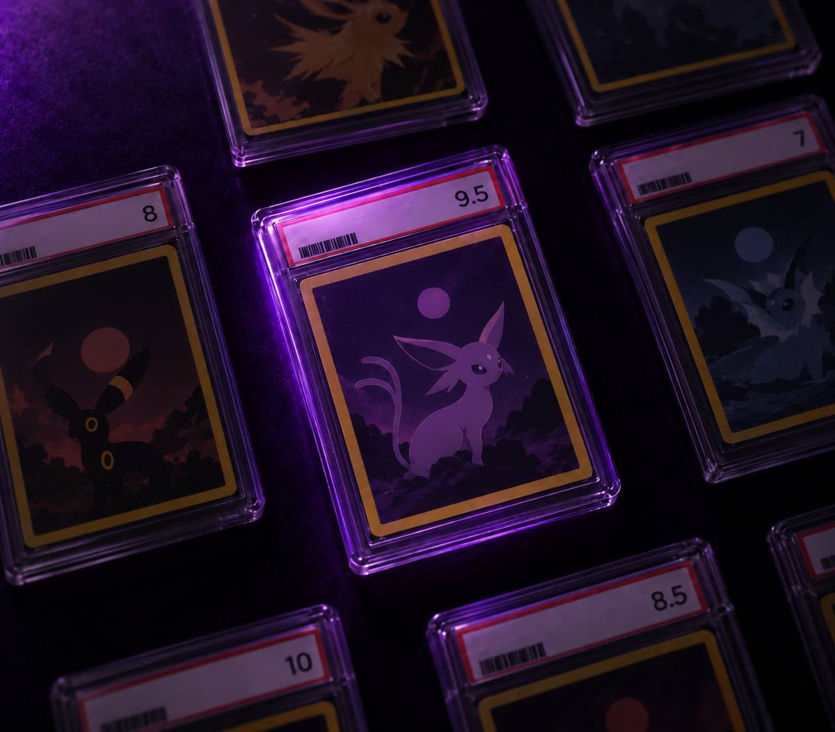 tradeonQuanta's tweet photo. On Quanta you trade the whole category, not one card. Think the Pokémon market keeps running, go long. Think it has topped out, go short.

Positions settle in USDC on @Solana with up to 20x, and you can close any time, day or night, without finding a buyer for a single slab.

https://t.co/3Lkj5Ukt5p