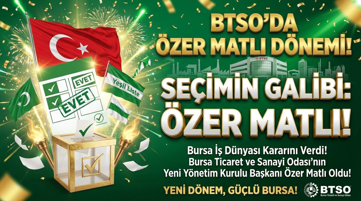 ercnync's tweet photo. 13 yıl sonra BTSO’da değişim yaşandı.
Ve bugün bazıları için sadece seçim bitmedi, bir devrin de perdesi kapandı.

Aylarca ahkâm kestiler.
Daha sandık açılmadan kazanan ilan ettiler.
“Kesin böyle olacak”, “Şu komite bizde”, “Şu kadar fark var” diye ortalıkta dolaştılar.

Desteksiz atmanın serbest olduğu günlerdi.

Kendileri gibi düşünmeyeni hedef aldılar.
Birilerini destekleyenleri hain ilan ettiler.
Algıyı gerçek, dedikoduyu bilgi, temenniyi sonuç zannettiler.

Ama unuttukları bir şey vardı:

BTSO’da son sözü sosyal medya değil, sandık söyledi.

Ve sandık konuştu.

13 yıllık alışkanlık değişti.

Bir tarafta kibri güç, ayrıcalığı meziyet sananlar vardı.
Diğer tarafta halkın içinden gelen, mütevazı ama boyun eğmeyen bir duruş…

Bursaspor’un zor günlerinde yanında duranlara karşı kurulan bütün o büyük cümlelerin, bütün o iddiaların, bütün o “kesin”lerin karşılığını bugün sandık verdi.

Sonra ne oldu?

Dün ön safta poz verenler bugün geri çekilmeye başladı.

“Hayır olsun” mesajları silindi.
Paylaşımlar kaldırıldı.
Bazıları dün söylediklerini bugün hiç söylememiş gibi davranmaya başladı.

Ama sosyal medya unutmaz.

Ekran görüntüsü alınır.
Not tutulur.
Söz kaybolmaz.

Çünkü insan ağzıyla kuş tutabilir ama ağzından çıkanı tutamaz.

Gün gelir, dün söyledikleriniz önünüze konur.

Hele bir de başkalarının yüzüne bakarak söylediğiniz sözler varsa…

İşte o zaman mesele seçim olmaktan çıkar, mesele karakter meselesine dönüşür.

Bir de taraf olmak suçmuş gibi konuştular.

“Kim sahaya indi?”
“Kim kimi destekliyor?”
“Kim kimin yanında?”

Yahu kardeşim, taraf olmak suç değil.

Ama tarafını gizleyip algıyı gerçek diye satmak başka bir şeydir.

Siyasette de ticarette de herkesin bir yakını, bir dostu, bir hesabı olabilir.
Ama bunun adı yalan söyleme özgürlüğü değildir.

Yalanın da bir sınırı vardır.
Algının da bir ömrü vardır.
Sandığın ise son sözü vardır.

Bugün o son söz söylendi.

Şimdi herkes birbirinin yüzüne bakacak.

Aynı şehir…
Aynı iş dünyası…
Aynı mahalle…
Aynı insanlar…

Sanki hiç konuşmamışlar, hiç kimseyi hedef almamışlar, hiç kimse hakkında hüküm vermemişler gibi hayatlarına devam edecekler.

Göreceğiz.

Kim ne söyledi, kim kimin yanında durdu, kim hangi hesabı yaptı; zaman hepsini ortaya çıkarır.

Çünkü seçim bitti.

Savaş kazanılmadı.
Birileri düşman değildi.
Aynı şehrin insanlarıydı.

Şimdi asıl mesele şu:

Bu kadar kavganın sonunda ne kazandınız?

Bursa bugün bir şeyi daha gösterdi:

Ticaret başka, siyaset başka.
Sandık başka, algı başka.
Devletin makamları başka, iş dünyasının iradesi başka.

Devletin en üst makamlarını bir seçimin parçası haline getirerek sonuç alınamayacağını da bu şehir bir kez daha gösterdi.

Çünkü sandığın karşısında unvan susar, makam susar, algı susar.

Oy konuşur.

Ve bugün oy konuştu.

Şimdi yeni dönem başladı.

Dün kaybedenler bugün “Aslında biz de sizden yanaydık” diyecekler, buna da eminim.

Yeni pozisyonlar alınacak.
Yeni cümleler kurulacak.
Dün söylenenler yeniden yorumlanacak.

Çünkü bazıları için değişmeyen tek şey vardır:

Güç neredeyse onlar da oradadır.

Ama bu kez iş o kadar kolay mı, onu zaman gösterecek.

Bizim için değişmeyen tek şey ise belli:

Yalanın yanında olmayacağız.
Algının yanında olmayacağız.
Kim güçlüyse onun yanında olmayacağız.
Doğrunun yanında olacağız.

Bursa çok seçim gördü.
Çok hesap gördü.
Çok yüz gördü.

Bugün de hafızasına yeni bir sayfa ekledi.

Sandık konuştu.
Maskeler düştü.
Ders alması gerekenler de belli oldu.

Yeni tur başladı.

Yeni şans önünüzde.
Şansınızı iyi değerlendirin.

Çünkü Bursa’nın hafızası güçlüdür.

Unutmaz..