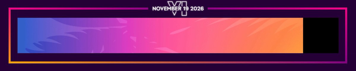 GTAVI_Countdown's tweet photo. 89% complete until GTA 6 officially releases (41 days remaining). https://t.co/6HfUP1HSMx