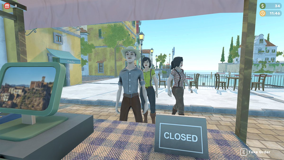 curvestreet's tweet photo. 🇮🇹 Welcome to Italian Street Food Simulator!

Run your own street food stand on the Italian coast. Cook delicious Italian food, serve your customers, manage your stock and grow your little business. 🍋🥪

Steam page LIVE NOW! https://t.co/SIqhz5kwlW