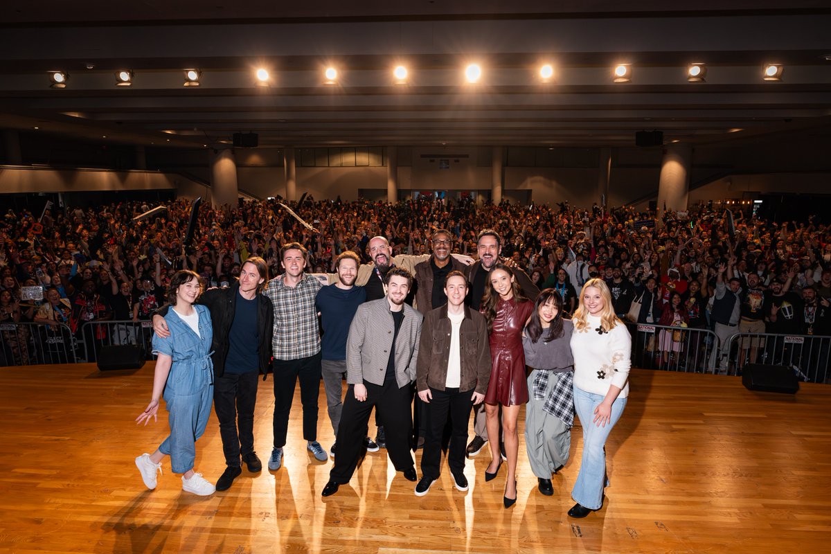 finalfantasyvii's tweet photo. Thank you so much for joining the cast of Final Fantasy VII Revelation at NYCC! #FF7R https://t.co/3oCwwRb9Jc