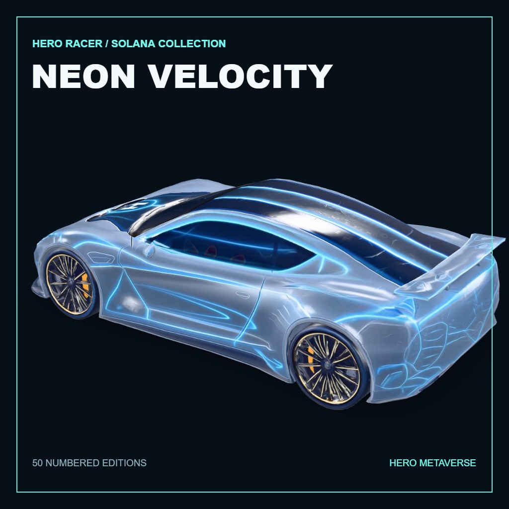 Hero_Metaverse's tweet photo. Now is when #NFT Game assets make the most sense as AI can replicate any game

Own your game assets on chain and use them in the game.  Start with #HERORACER

NFT sales coming up. Try out the game now https://t.co/SCUkUmAXf6
Hero Racer on #SOLANA https://t.co/YE7jJt8LrC
